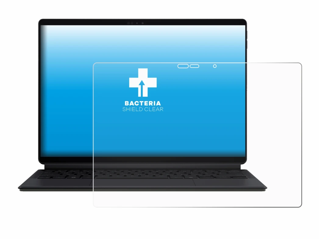 Image de l'appareil ASUS ProArt PZ13 avec une grande variété de protections d'écran.