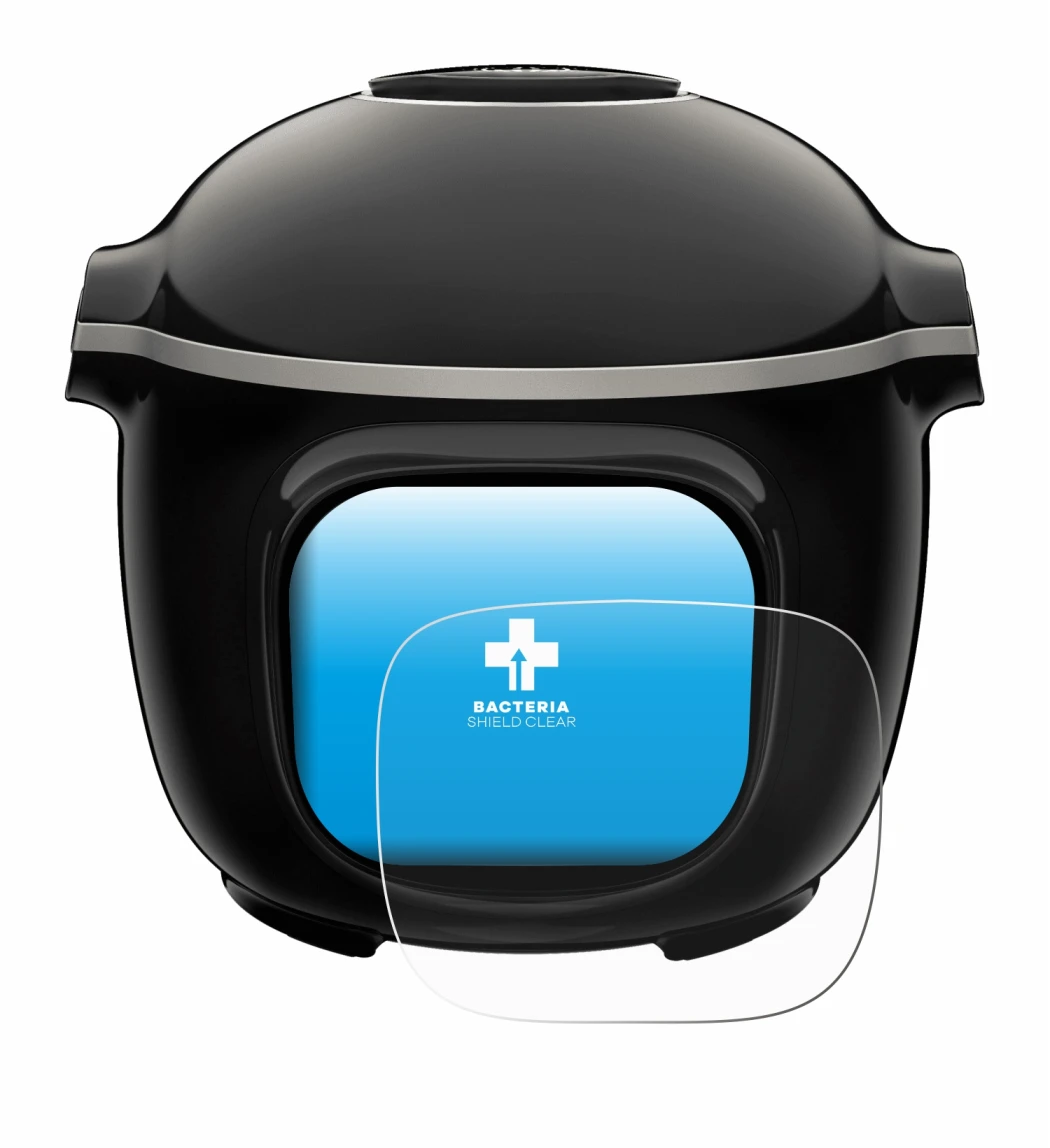 Image de l'appareil Moulinex Cookeo Touch avec une grande variété de protections d'écran.