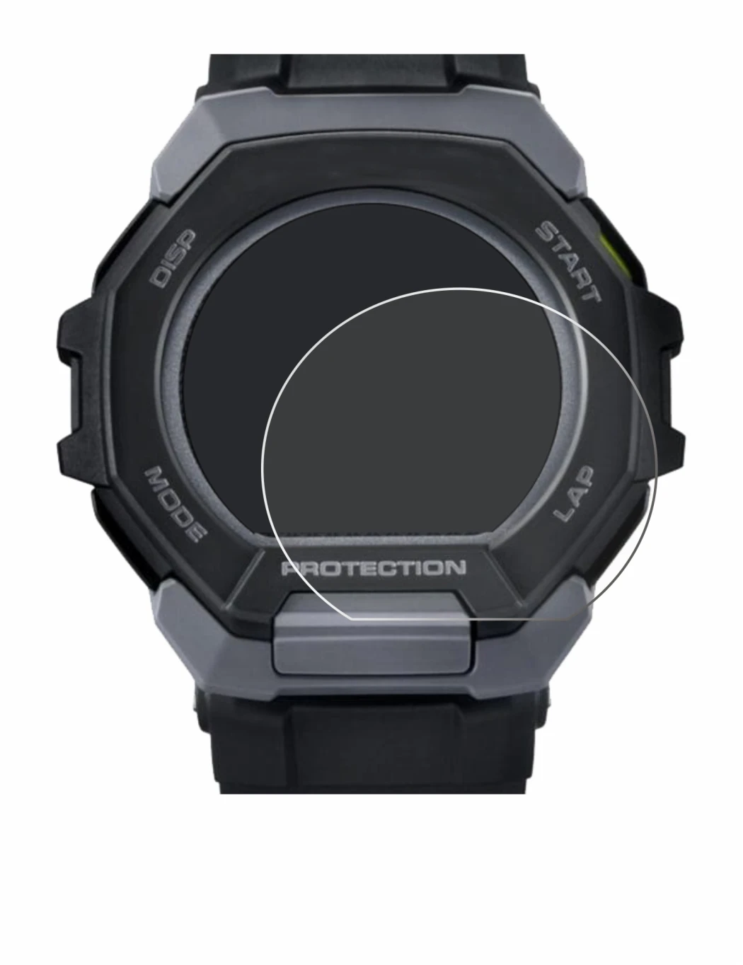 Image de l'appareil Casio G-Shock G-Squad GBD-300 avec une grande variété de protections d'écran.