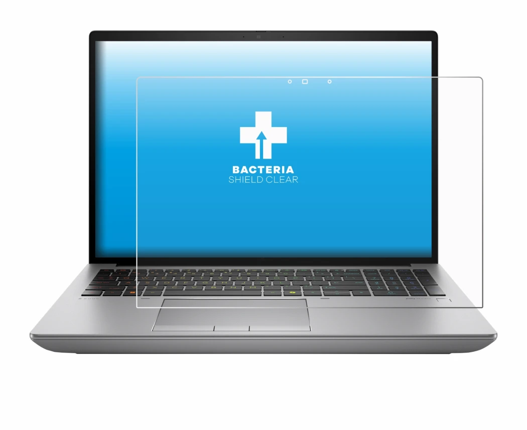 Image de l'appareil HP ZBook Fury 16 G11 avec une grande variété de protections d'écran.