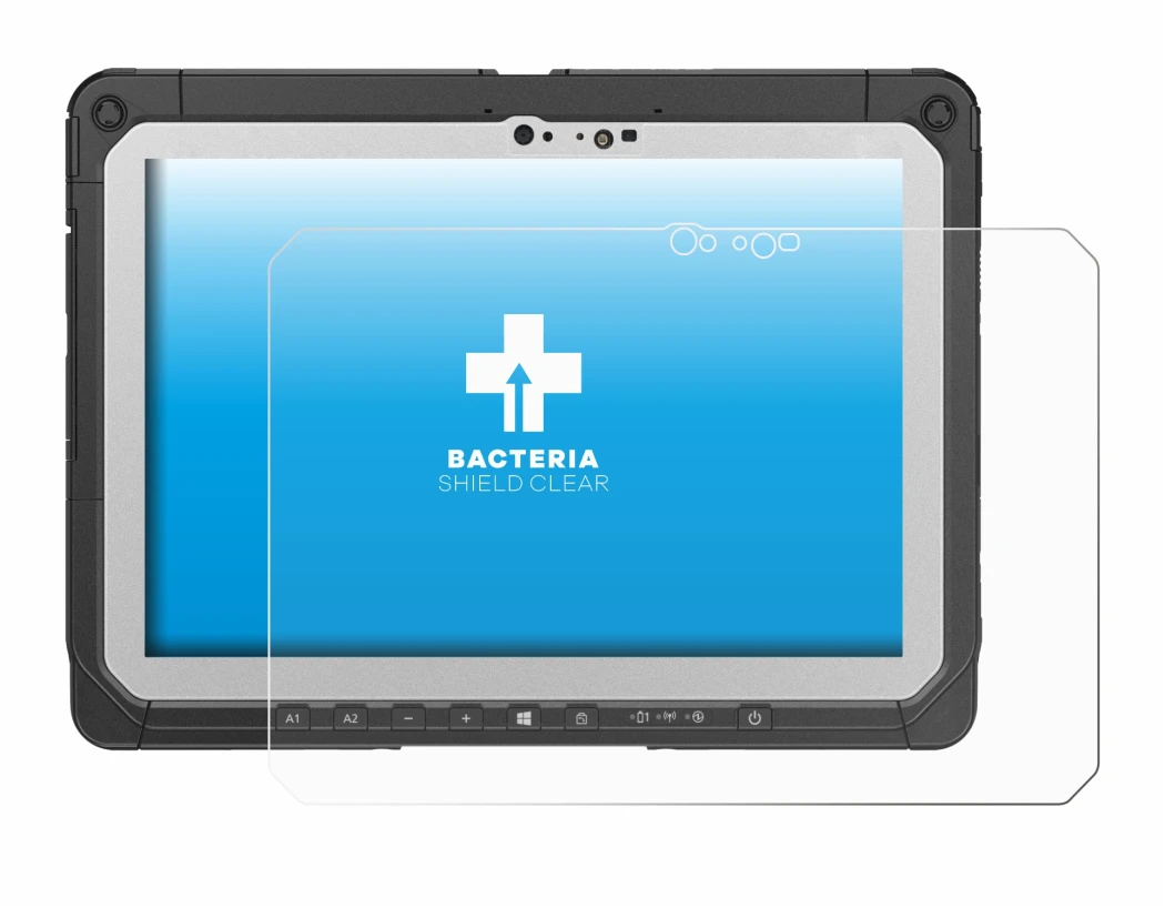 Image de l'appareil Panasonic Toughbook CF-20 MK2 avec une grande variété de protections d'écran.