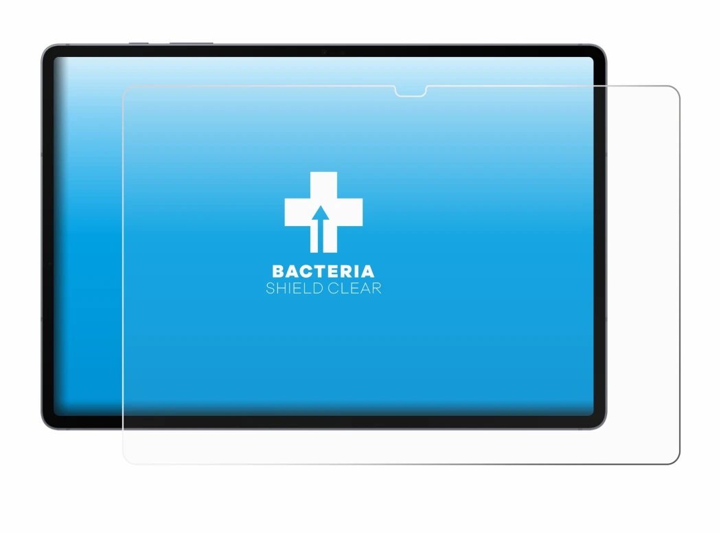 Image de l'appareil Samsung Galaxy Tab S10 Plus 5G avec une grande variété de protections d'écran.