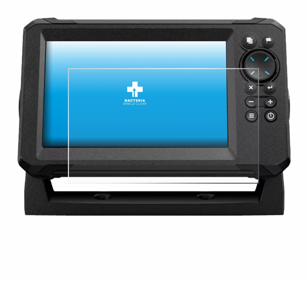 Image de l'appareil Lowrance Eagle 7 avec une grande variété de protections d'écran.