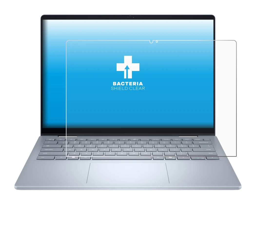 Image de l'appareil Dell 14 Plus 2-in-1 avec une grande variété de protections d'écran.