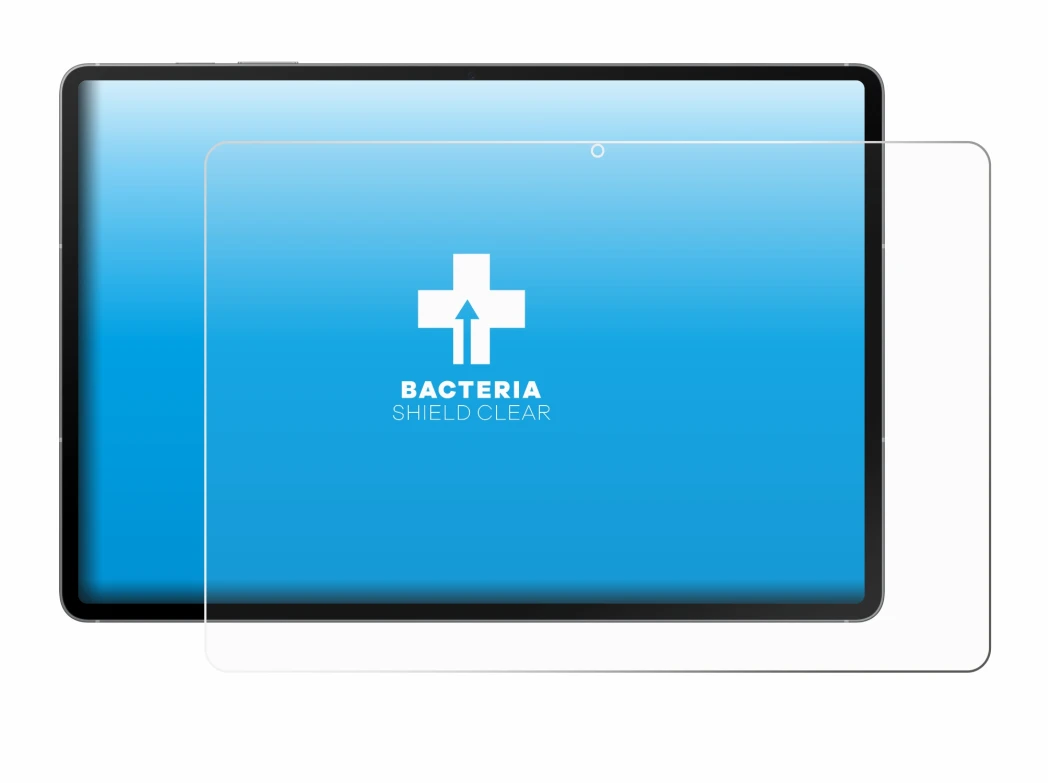 Image de l'appareil Samsung Galaxy Tab S10 FE+ 5G avec une grande variété de protections d'écran.