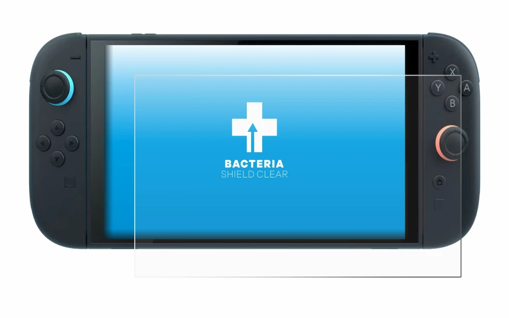 Image de l'appareil Nintendo Switch 2 avec une grande variété de protections d'écran.