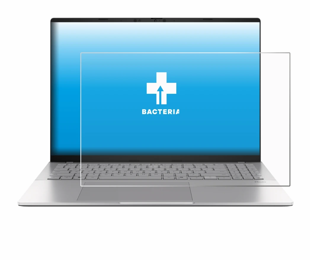 Image de l'appareil ASUS Vivobook S16 S3607 avec une grande variété de protections d'écran.