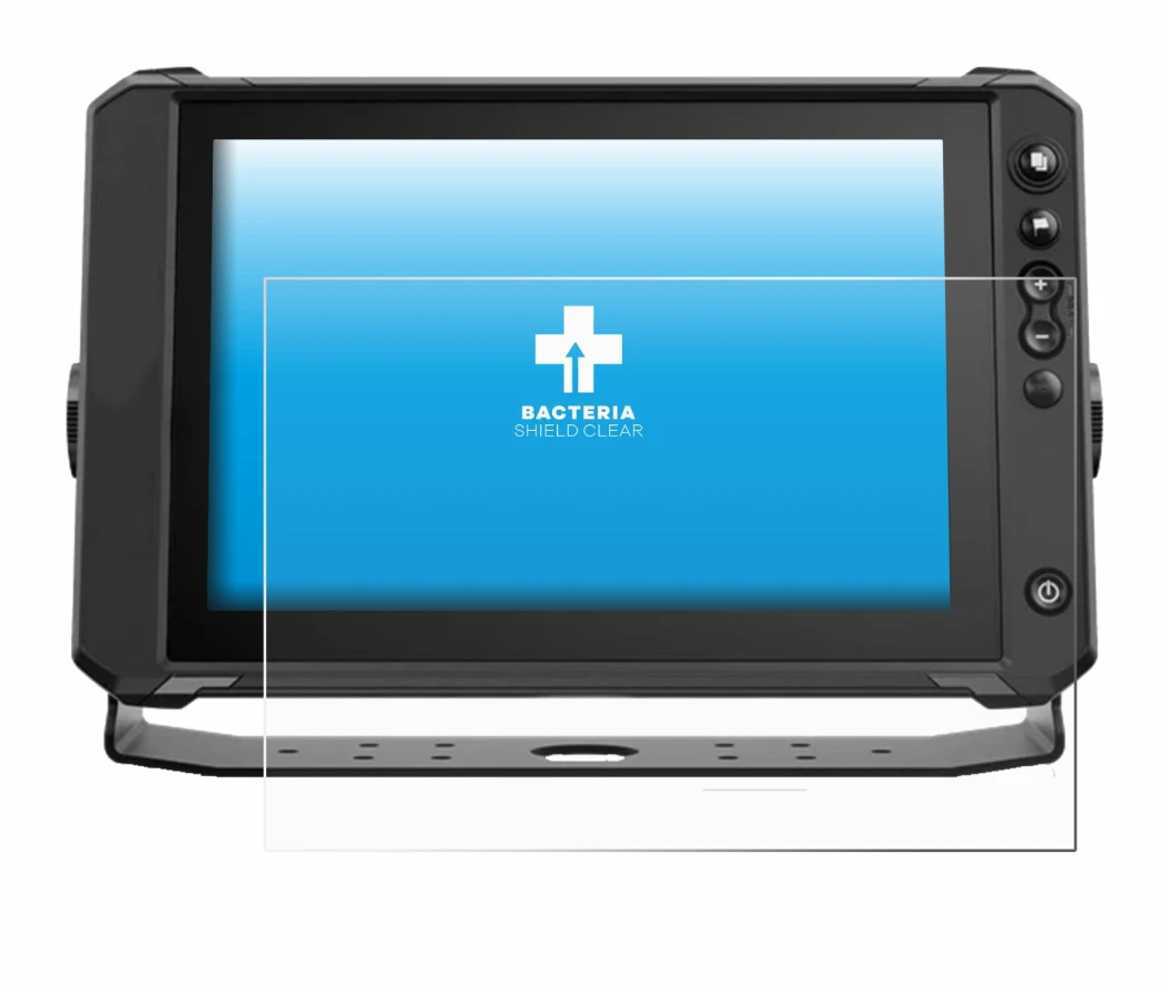 Image de l'appareil Lowrance Elite FS 10 avec une grande variété de protections d'écran.