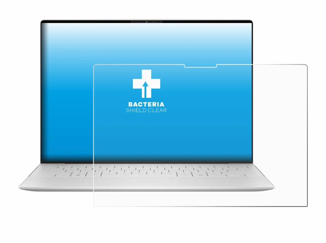 Image de l'appareil Dell XPS 13 9350 2024 avec une grande variété de protections d'écran.