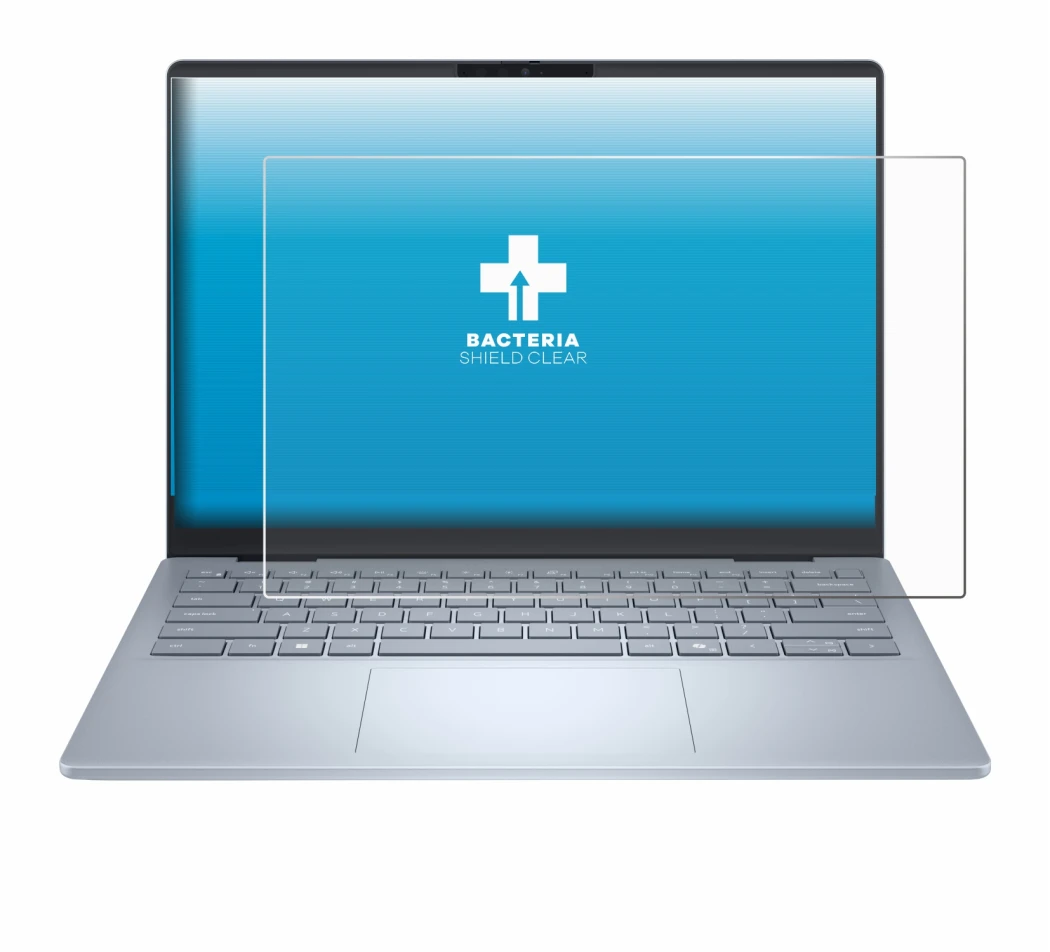 Image de l'appareil Dell 14 Plus Laptop avec une grande variété de protections d'écran.