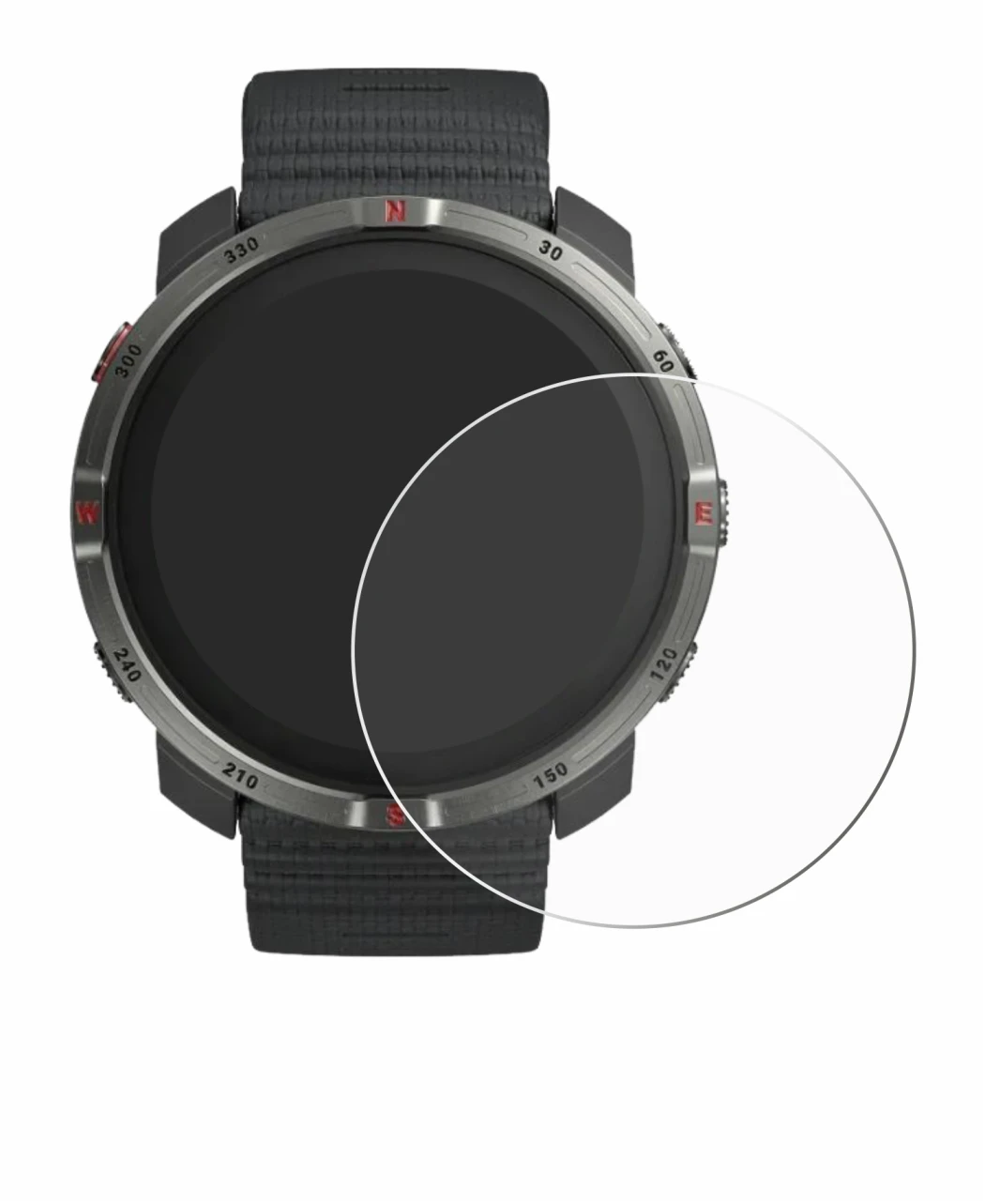 Image de l'appareil Polar Grit X2 avec une grande variété de protections d'écran.