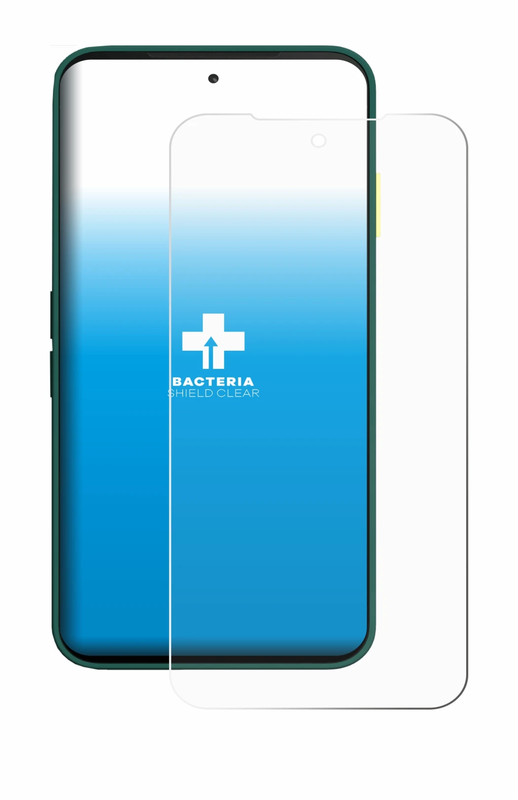 Image de l'appareil Fairphone 6 avec une grande variété de protections d'écran.
