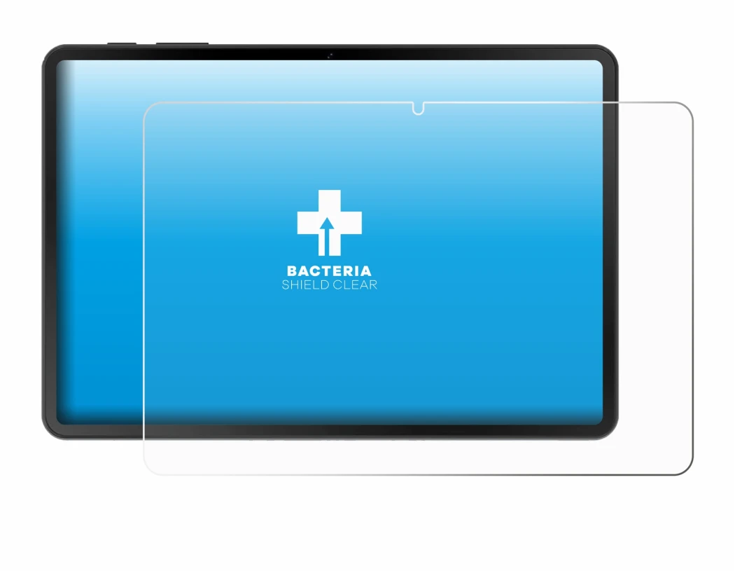 Image de l'appareil Doogee Tab A9 avec une grande variété de protections d'écran.