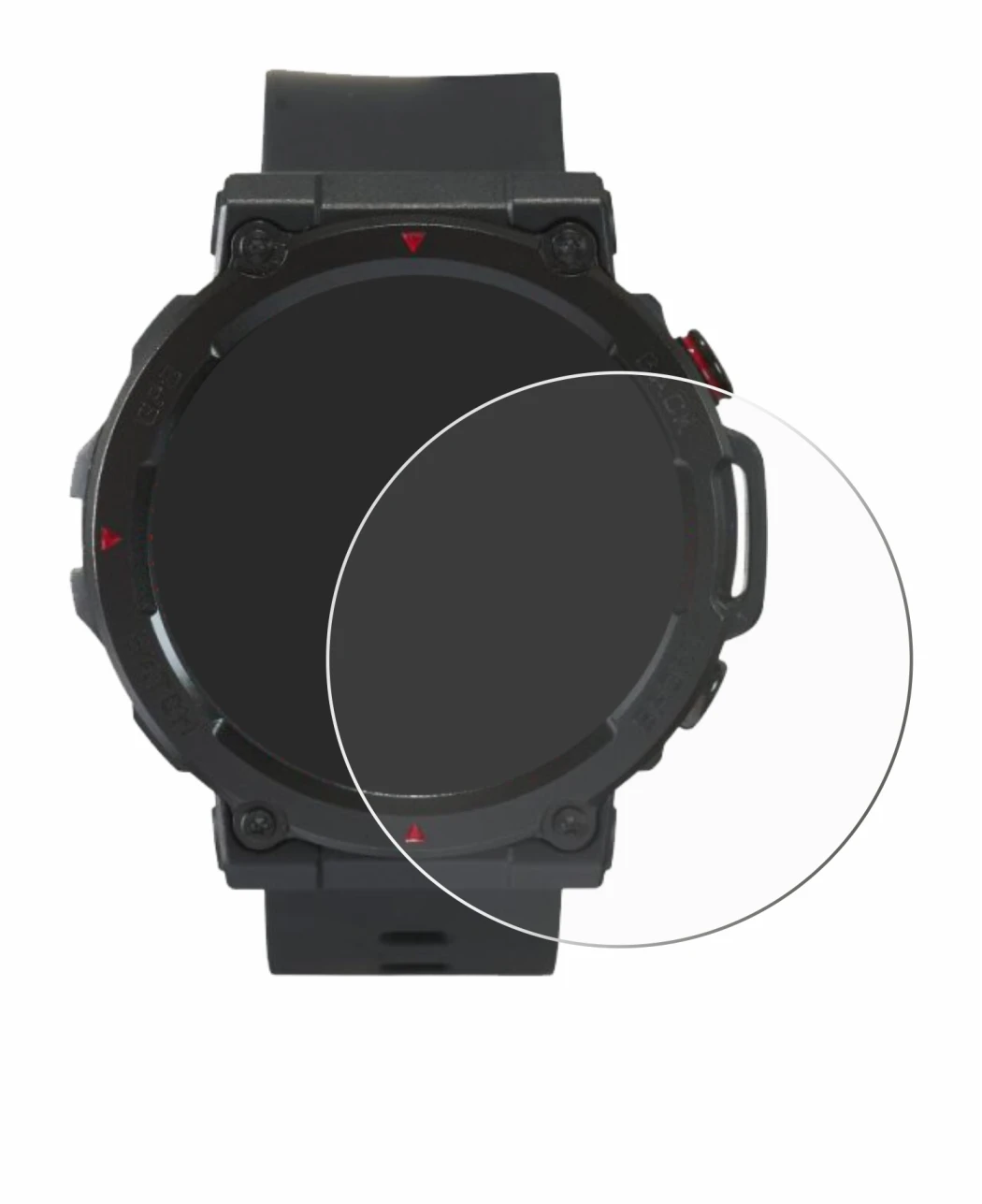 Image de l'appareil Crivit Sport-Smartwatch avec une grande variété de protections d'écran.
