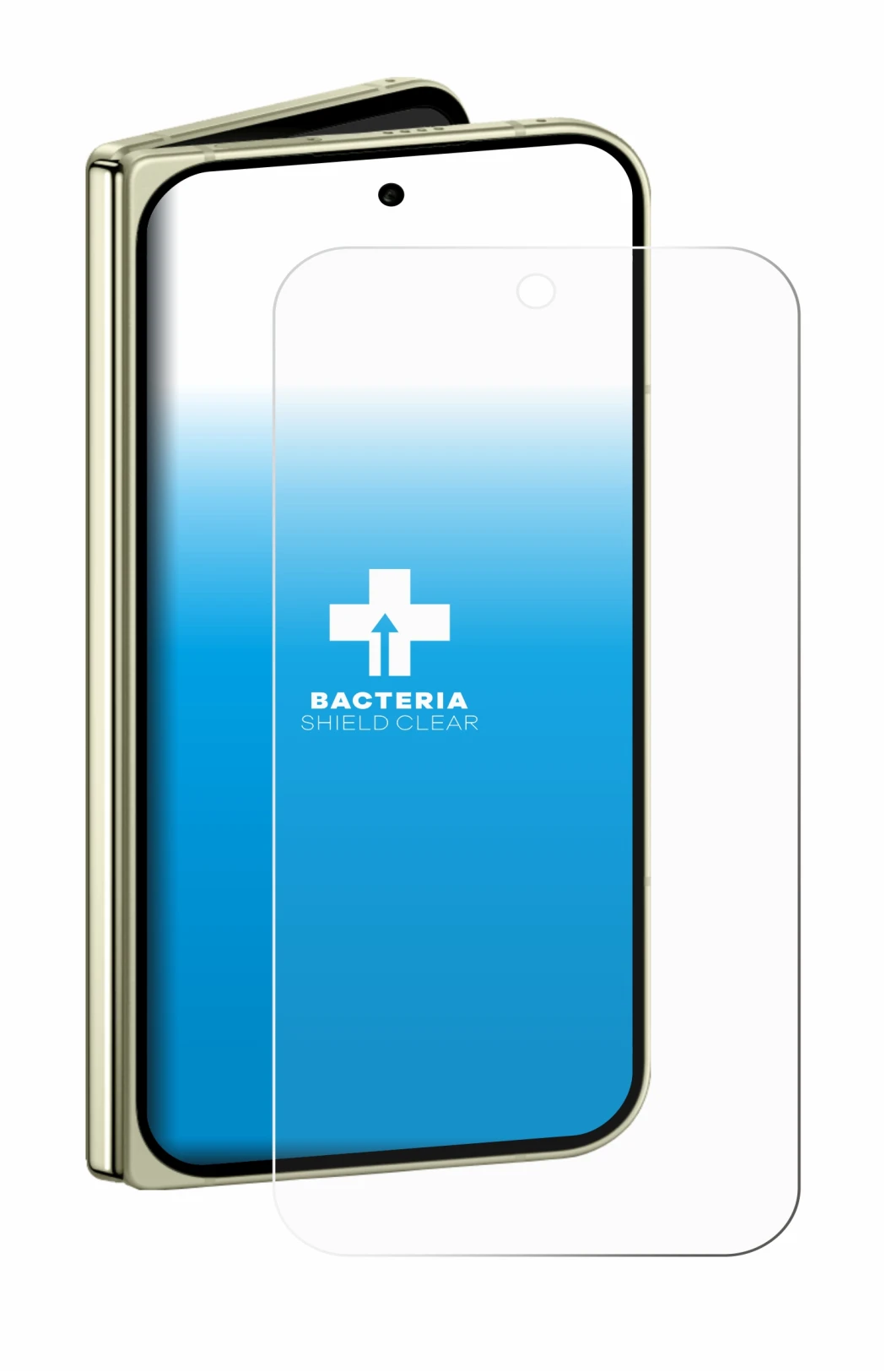 Image de l'appareil Google Pixel 10 Pro Fold avec une grande variété de protections d'écran.