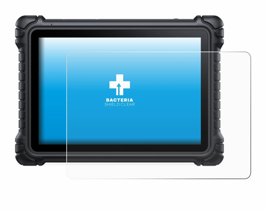 Image de l'appareil iCarsoft CR Eagle avec une grande variété de protections d'écran.