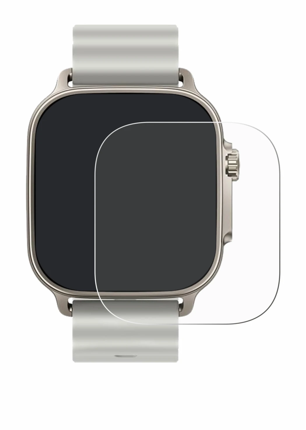 Image de l'appareil realme Watch 5 avec une grande variété de protections d'écran.