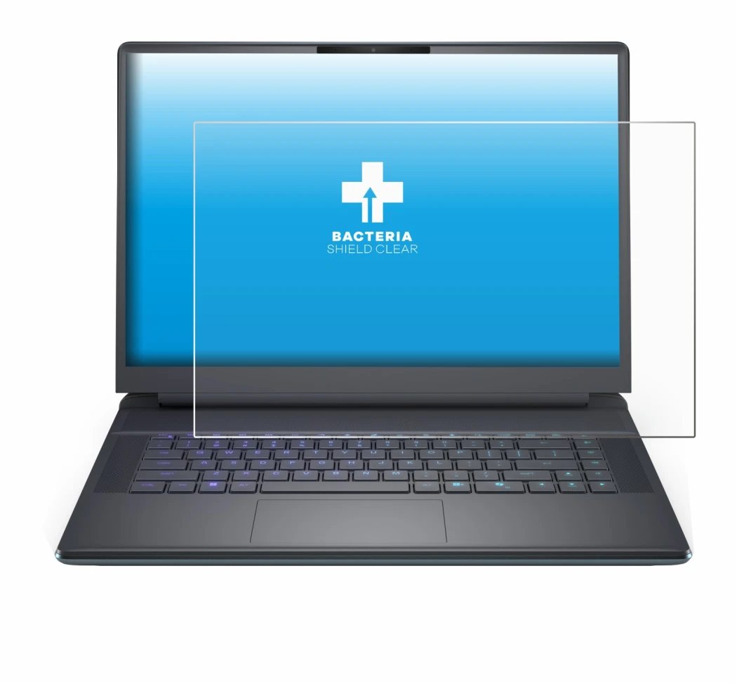 Image de l'appareil Dell Alienware 16 Area-51 avec une grande variété de protections d'écran.