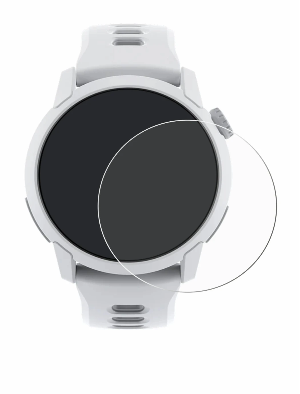 Image de l'appareil Coros Pace 4 avec une grande variété de protections d'écran.