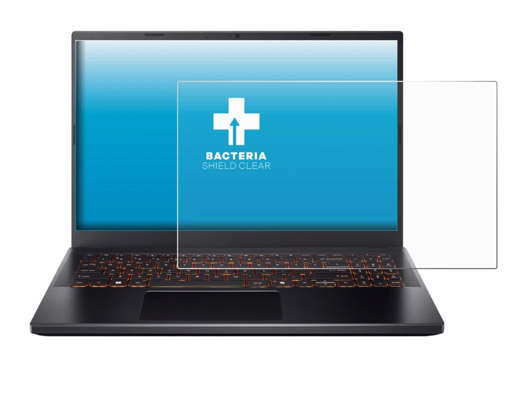 Image de l'appareil Acer Nitro V 15 avec une grande variété de protections d'écran.