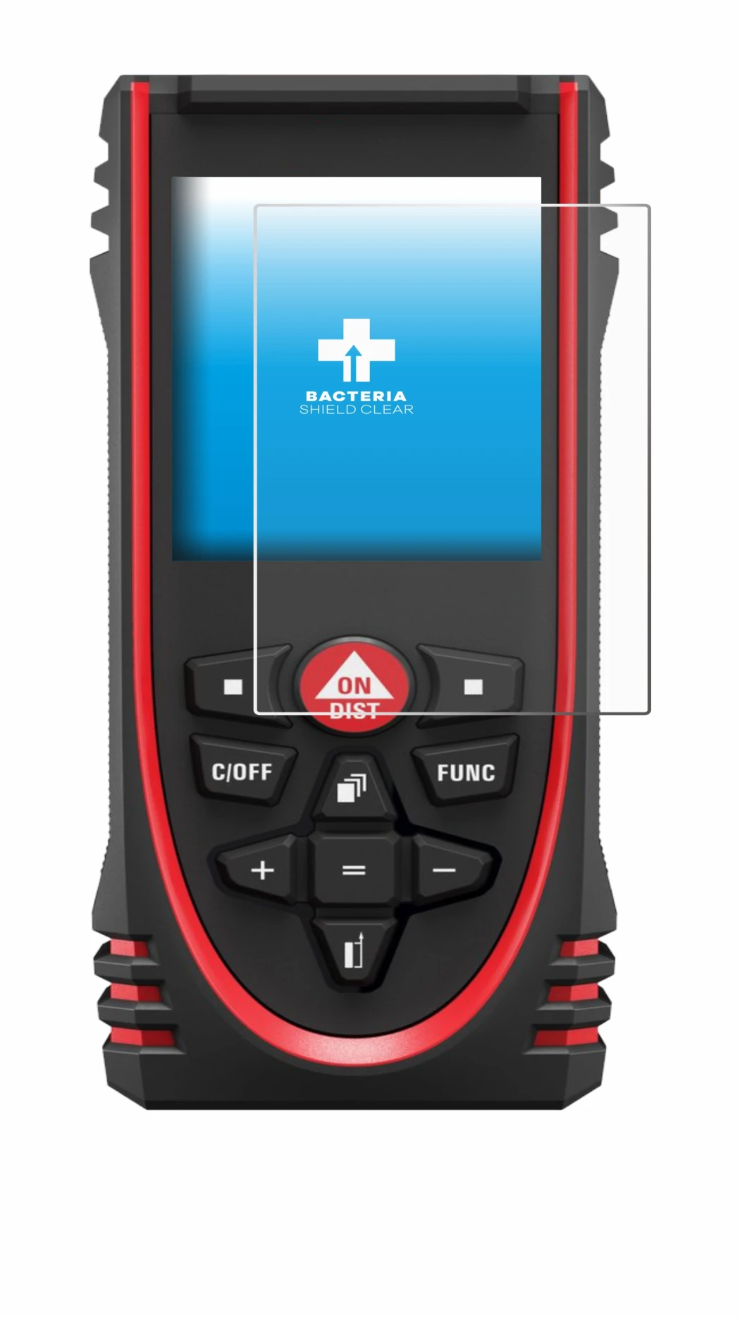 Image de l'appareil Leica DISTO X3 avec une grande variété de protections d'écran.
