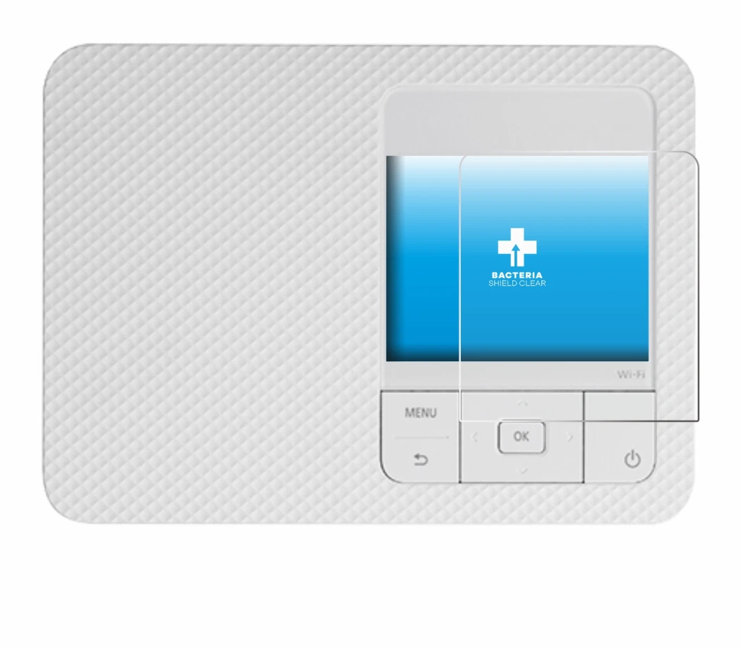 Image de l'appareil Canon Selphy CP1500 Mini avec une grande variété de protections d'écran.