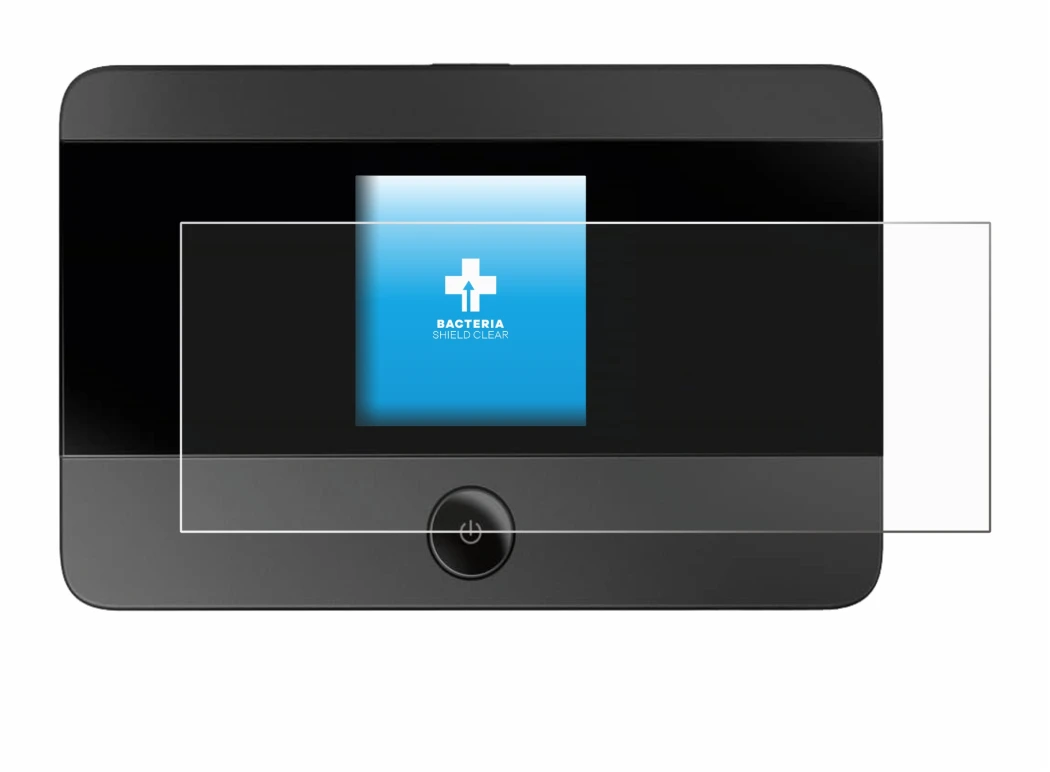 Image de l'appareil TP-Link M7350 avec une grande variété de protections d'écran.