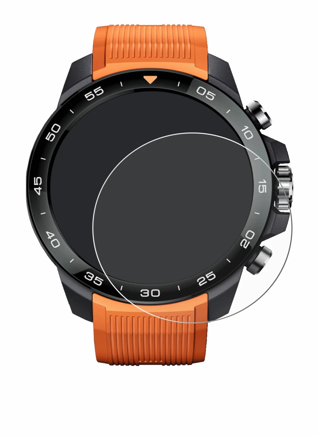 Image de l'appareil Xiaomi Mibro GS Explorer S avec une grande variété de protections d'écran.