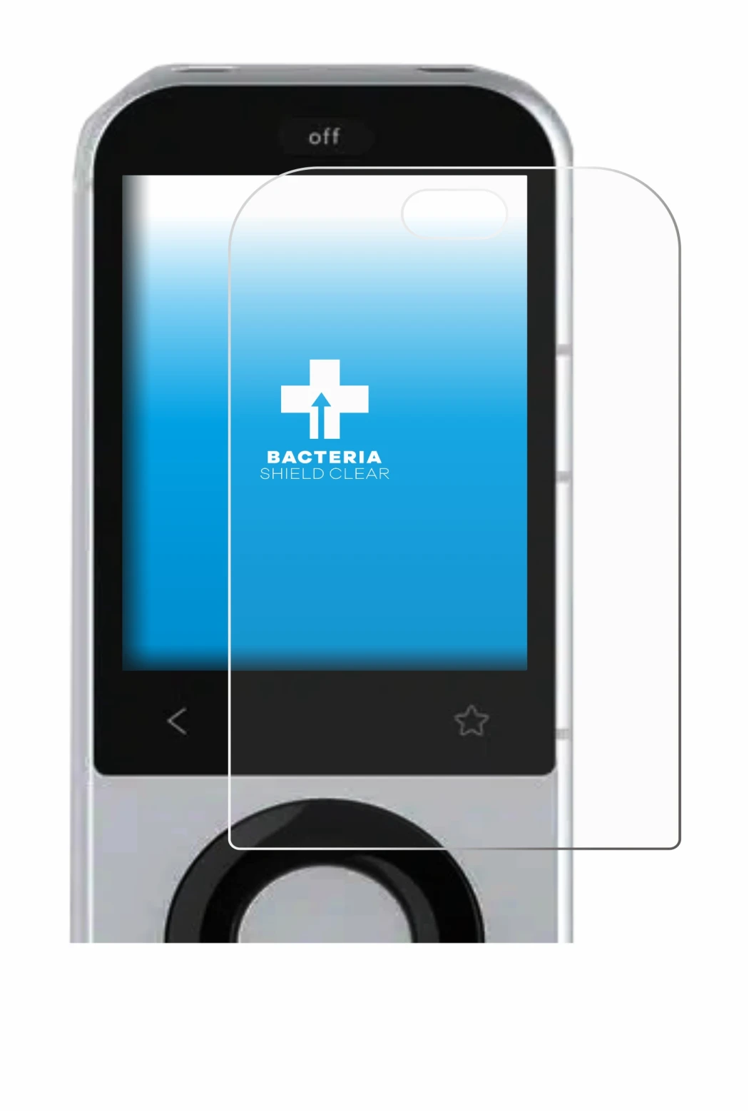 Image de l'appareil Sofabaton X2 avec une grande variété de protections d'écran.