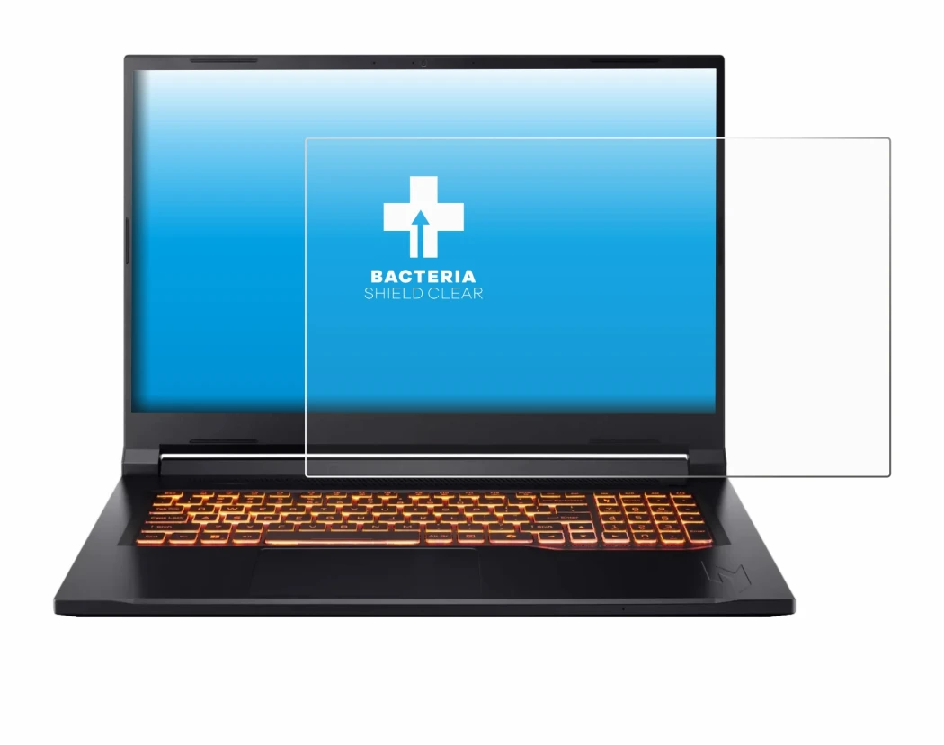 Image de l'appareil Acer Nitro V 17 AI avec une grande variété de protections d'écran.