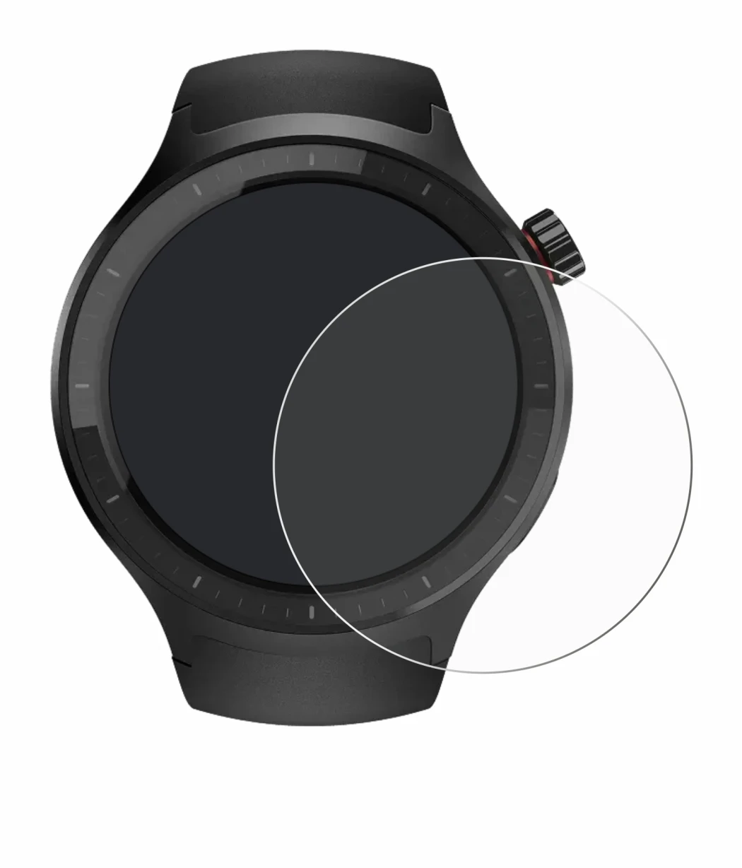 Image de l'appareil Motorola Moto Watch 2026 avec une grande variété de protections d'écran.