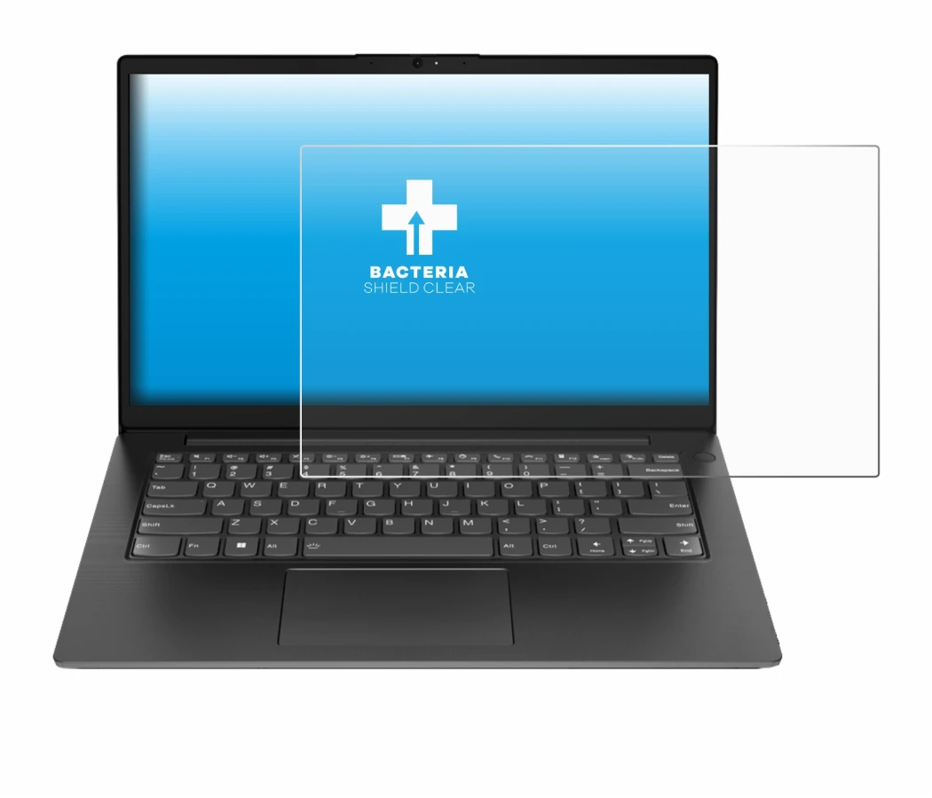 Image de l'appareil Lenovo V14 Gen 5 avec une grande variété de protections d'écran.