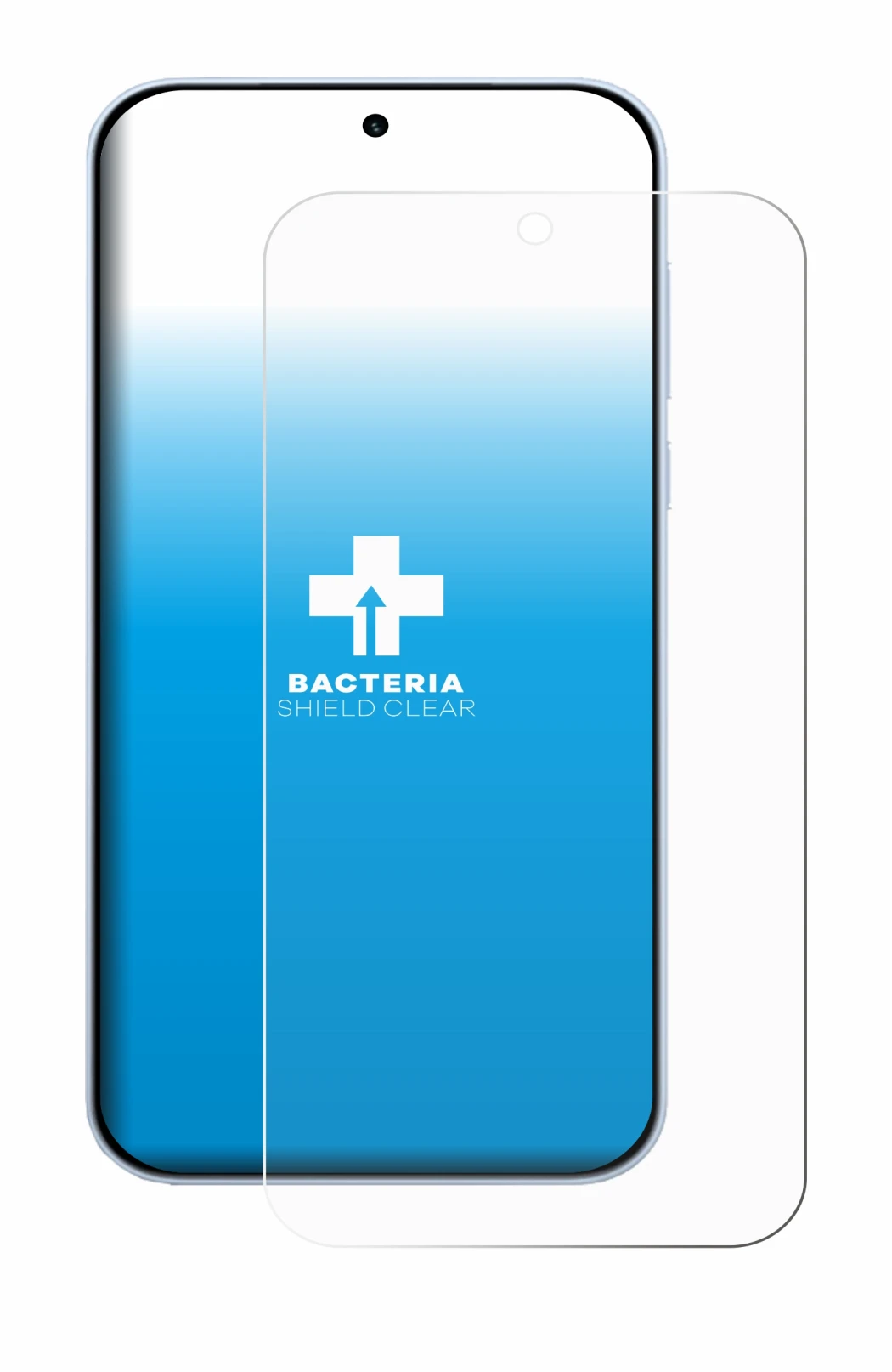 Image de l'appareil OnePlus Nord CE 6 avec une grande variété de protections d'écran.