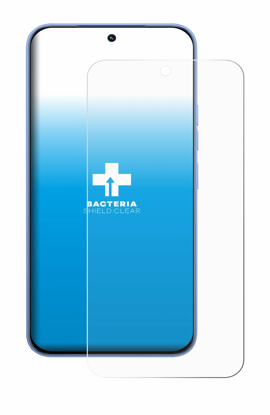 Image de l'appareil Tecno Spark 50 Pro avec une grande variété de protections d'écran.