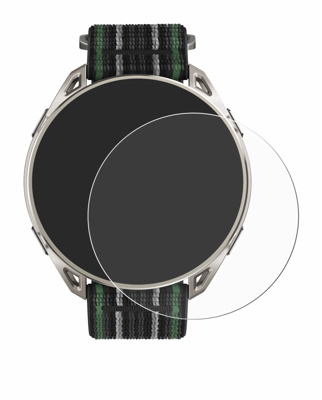 Image de l'appareil Amazfit Cheetah 2 Ultra avec une grande variété de protections d'écran.