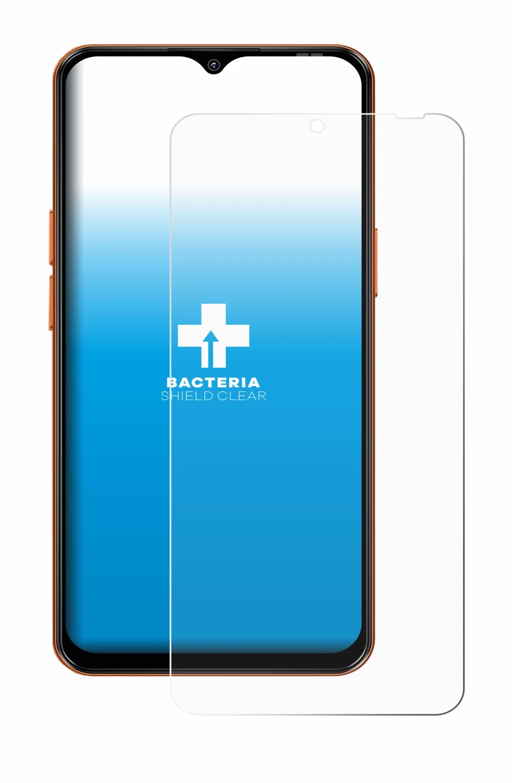 Image de l'appareil Oscal Flat 3C avec une grande variété de protections d'écran.
