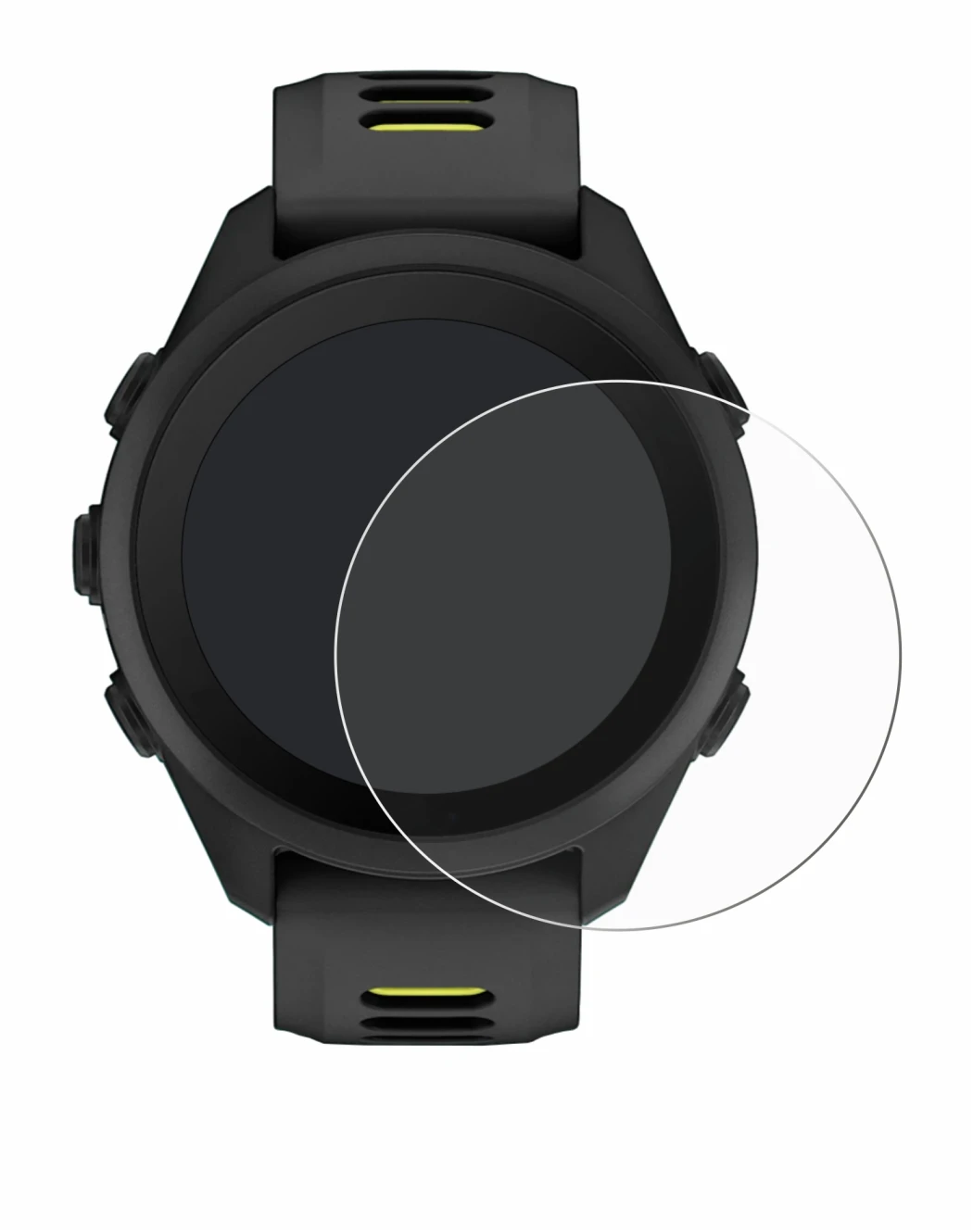 Image de l'appareil Garmin Forerunner 170 avec une grande variété de protections d'écran.