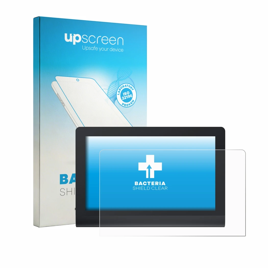 Face avant d’un emballage produit avec le logo de la marque upscreen. À côté, l’appareil XP-Pen Artist Ultra 16 est représenté