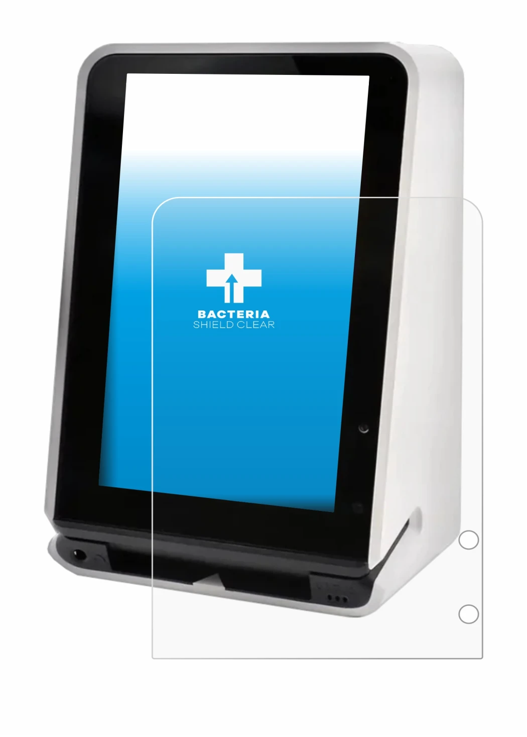 Image de l'appareil SENVEND UX700 avec une grande variété de protections d'écran.