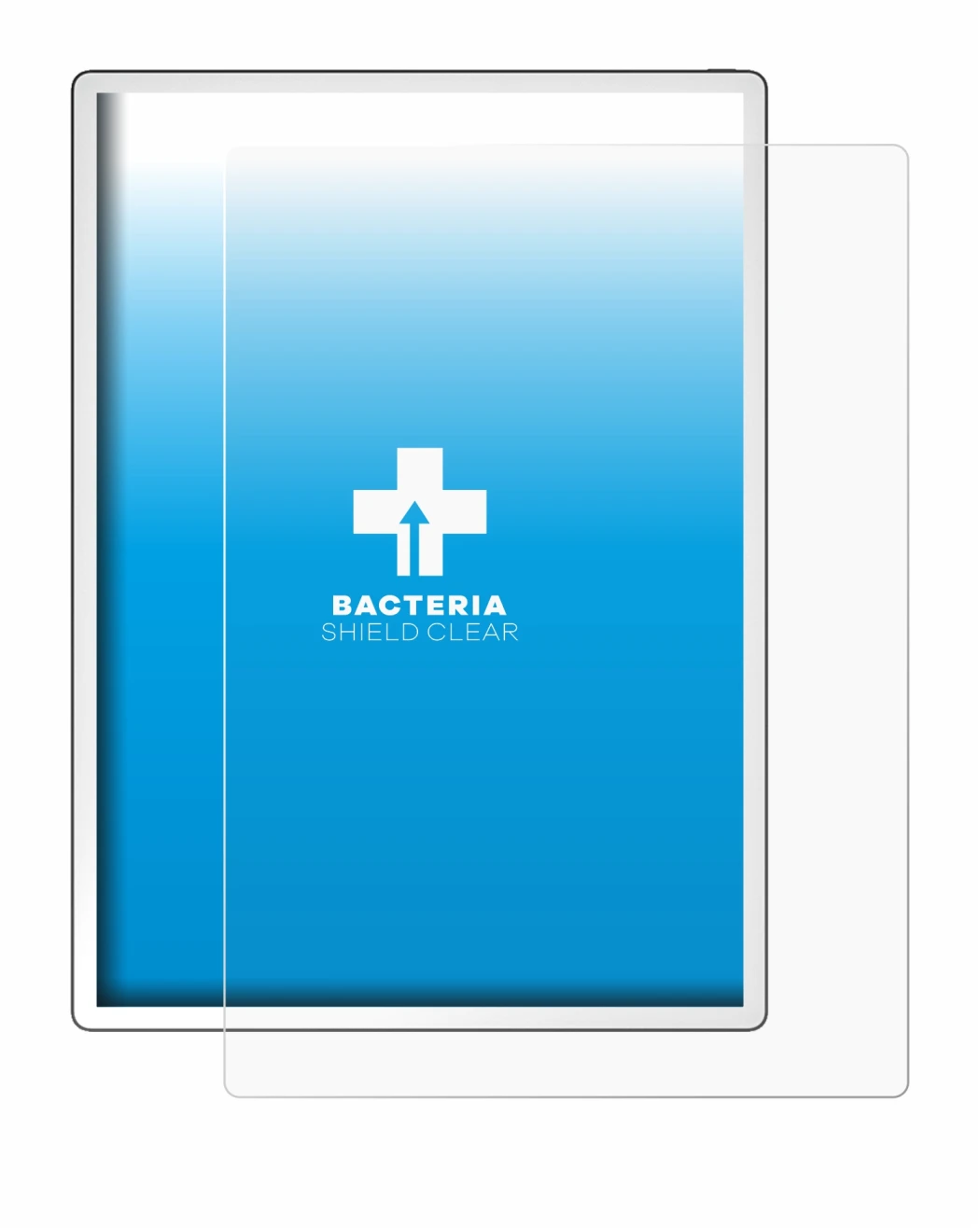 Image de l'appareil PocketBook InkPad One avec une grande variété de protections d'écran.