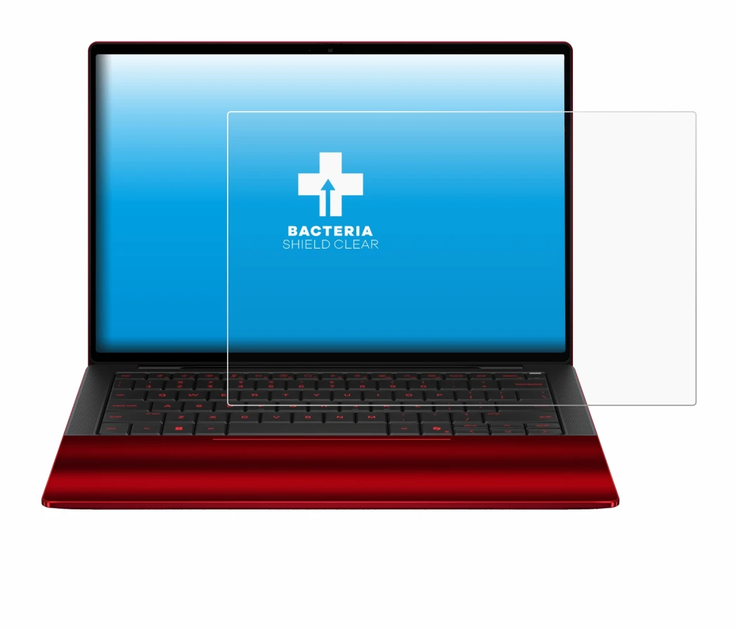 Image de l'appareil HP Scuderia Ferrari Notebook avec une grande variété de protections d'écran.