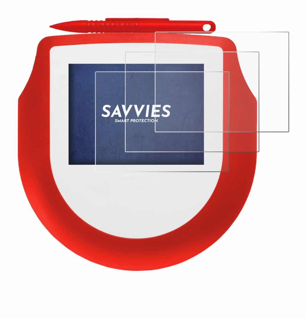 Image de l'appareil Signotec Signature Pad Omega avec une grande variété de protections d'écran.