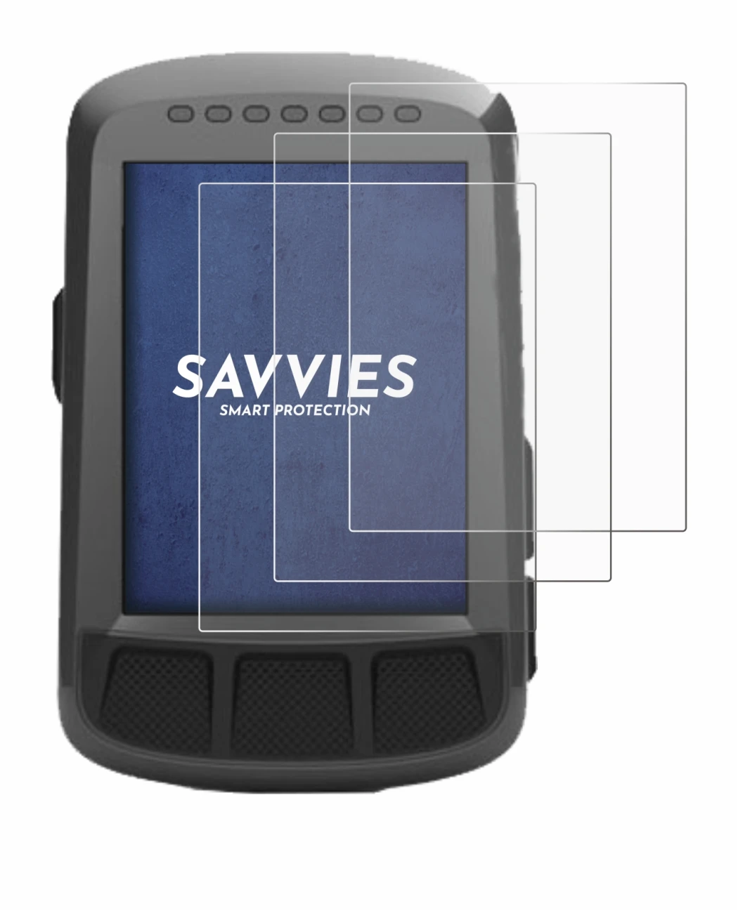 Image de l'appareil Wahoo Elemnt Bolt GPS avec une grande variété de protections d'écran.