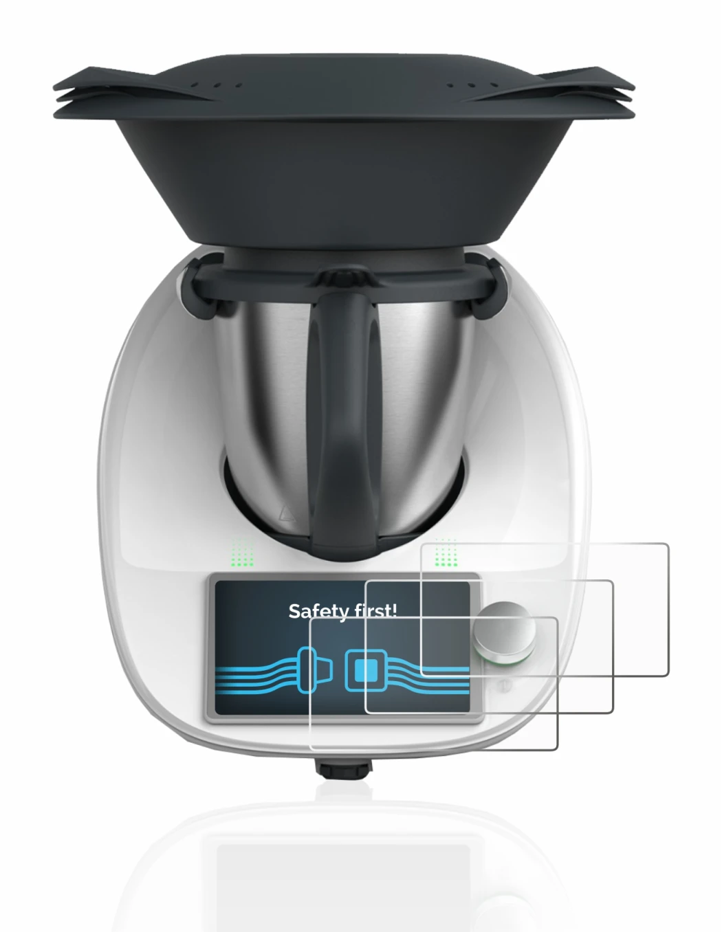 Image de l'appareil Vorwerk Thermomix TM6 avec une grande variété de protections d'écran.