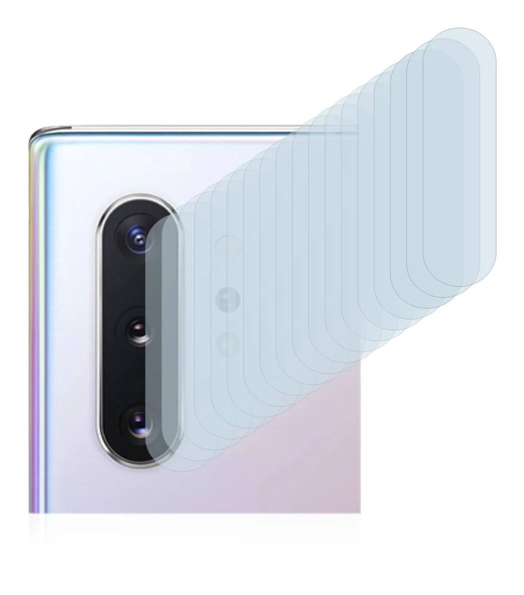 Image de l'appareil Samsung Galaxy Note 10 Plus (Caméra UNIQUEMENT) avec une grande variété de protections d'écran.