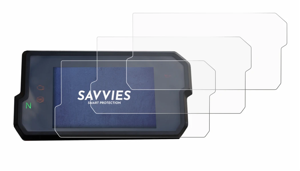 Image de l'appareil KTM 125 / 390 Duke 2017+ avec une grande variété de protections d'écran.