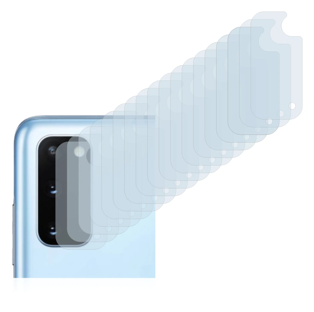 Image de l'appareil Samsung Galaxy S20 (Caméra UNIQUEMENT) avec une grande variété de protections d'écran.