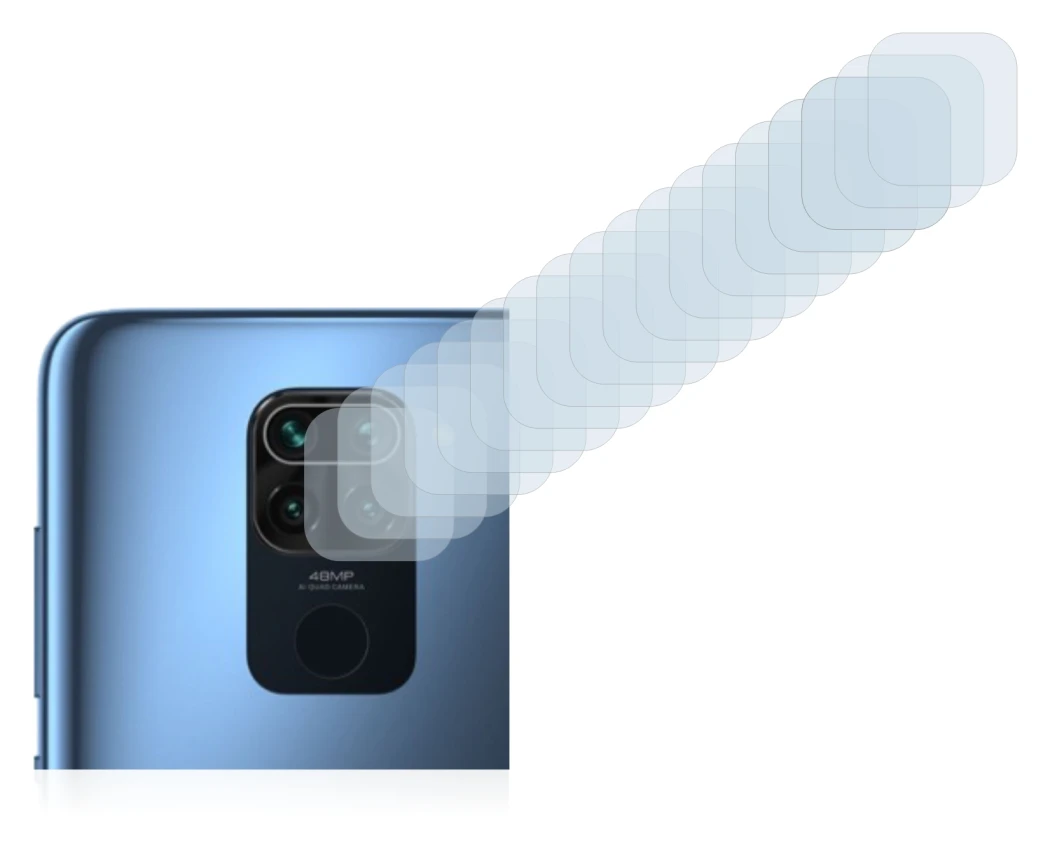 Image de l'appareil Xiaomi Redmi Note 9 (Caméra UNIQUEMENT) avec une grande variété de protections d'écran.