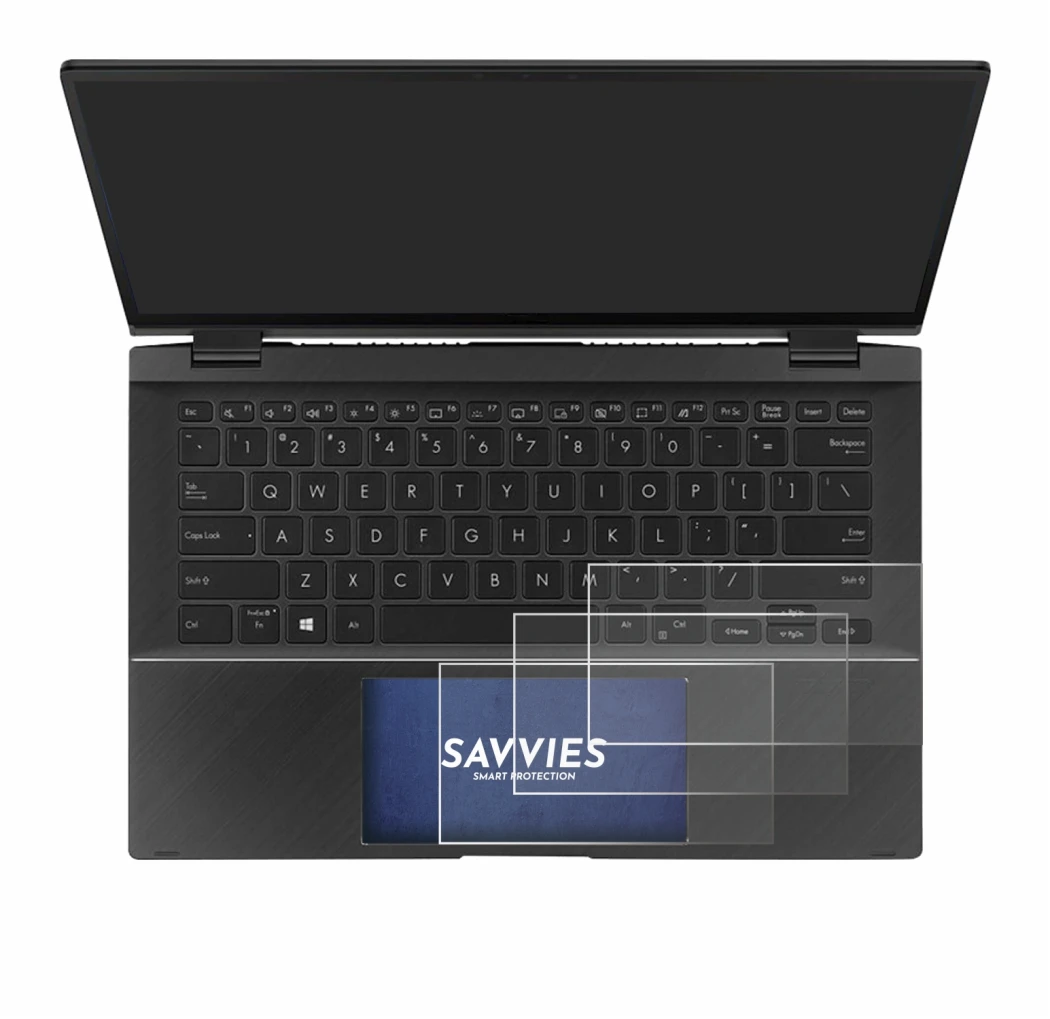 Image de l'appareil ASUS ZenBook Flip 14 UX463FA (Touch Trackpad) avec une grande variété de protections d'écran.