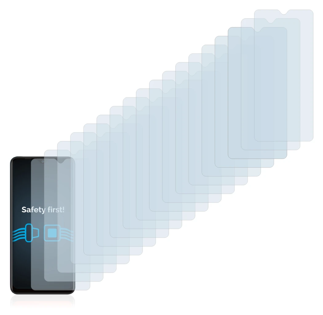 Image de l'appareil Blackview A80 Plus avec une grande variété de protections d'écran.